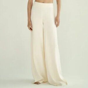 NWT ZARA SATIN PALAZZO PANTS